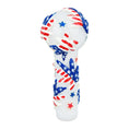 Load image into Gallery viewer, Patriot Leaf Glow In The Dark Glass Spoon Pipe - 5"
