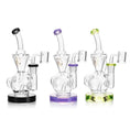 Cargar la imagen en la vista de la galería, Ritual Smoke - Air Bender Bubble-Cycler Concentrate Rig - Black
