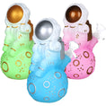 Cargar la imagen en la vista de la galería, Astronaut Glow In The Dark Painted Glass Water Pipe - 6.75"
