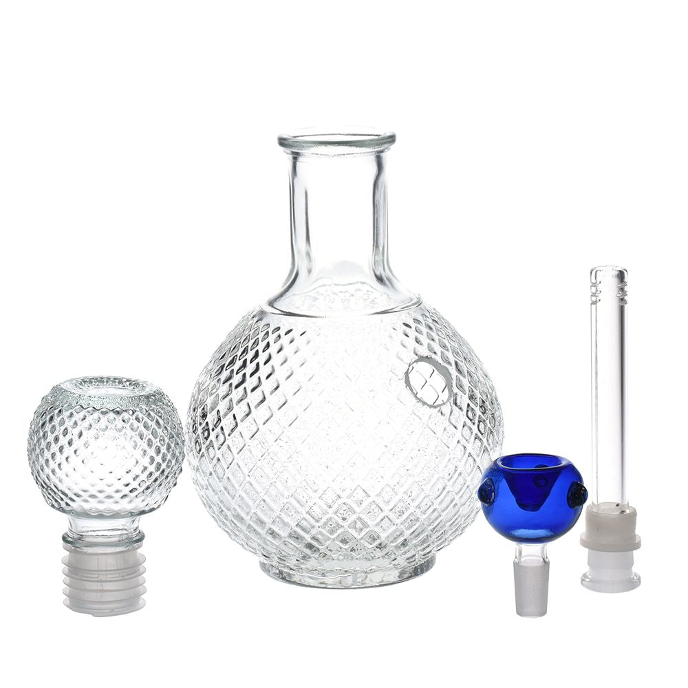 Vintage Decanter Style Glass Water Pipe