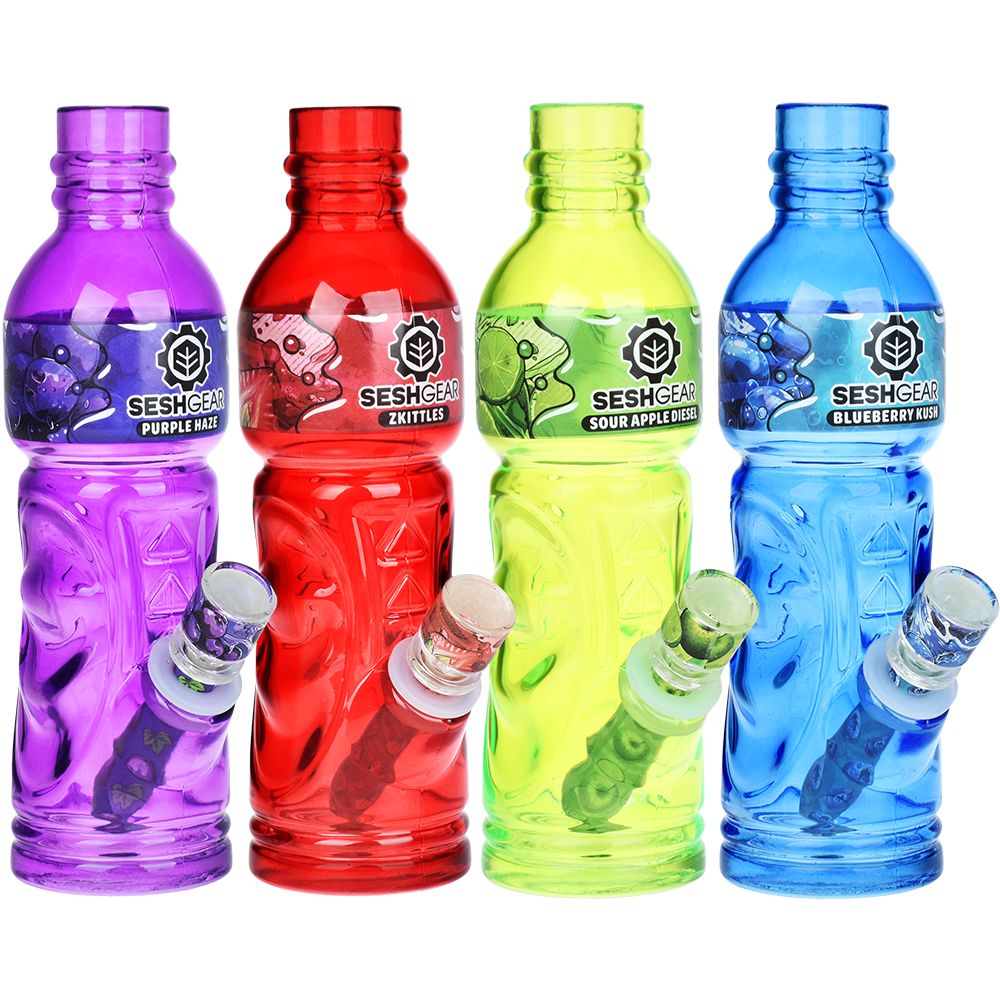 SeshGear Beverage Bottle Glass Water Pipe