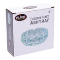 Load image into Gallery viewer, Fujima Exquisite Faceted Glass Ashtray - Crystal Clear / 5"
