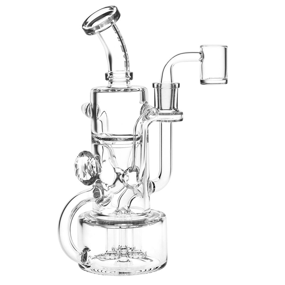 Pulsar Debonaire Diamond Triple Perc Glass Recycler Dab Rig