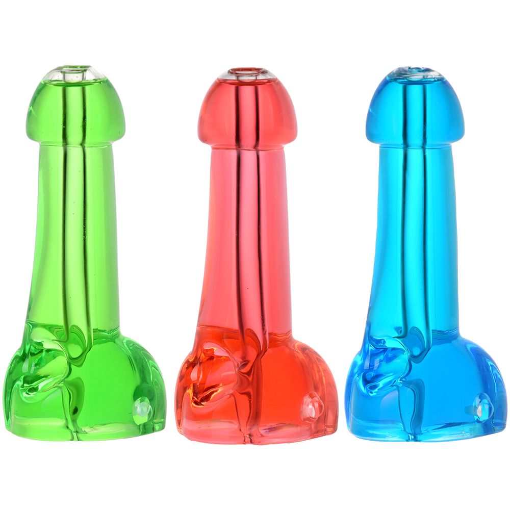 Cold Member Glycerin Hand Pipe - 5.5" (4 pack)