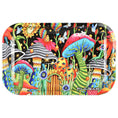 Load image into Gallery viewer, Pulsar Metal Rolling Tray W/ Lid - Garden of Cosmic Delights / 11" x 7"
