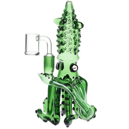 Spiny Squid Glass Dab Rig - 9"