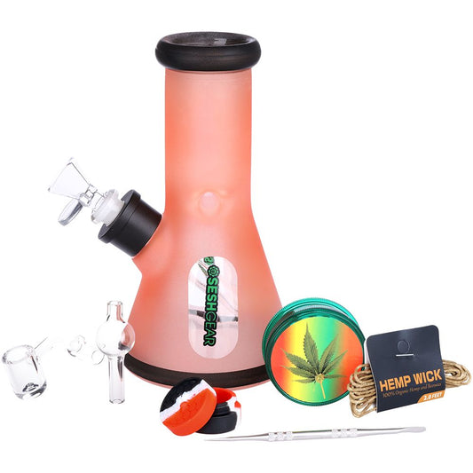 SeshGear Glass Beaker Water Pipe  | 8"