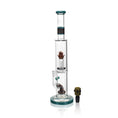 Laad de afbeelding in de Gallery-viewer, High Society | Cygnus Premium Wig Wag Waterpipe (Turquoise)
