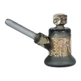 Load image into Gallery viewer, Lookah Glass Sacred Scarab Black Etched Bubbler - 3.75"
