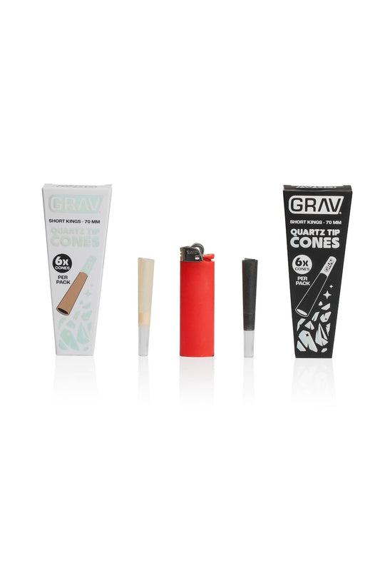 GRAV® Short Kings Quartz Tip Cones