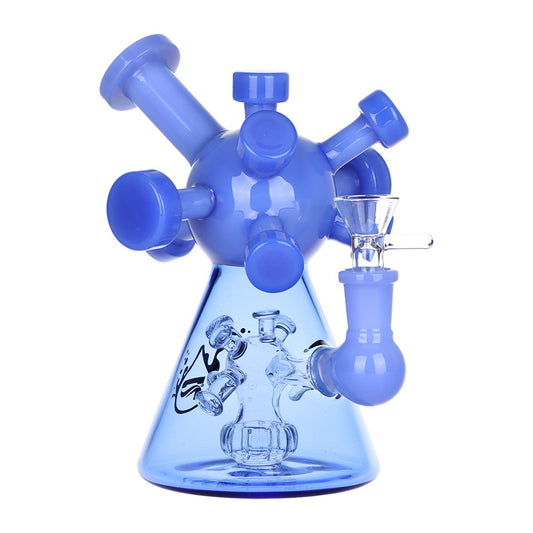 Pulsar Molecule Glass Water Pipe - 7"