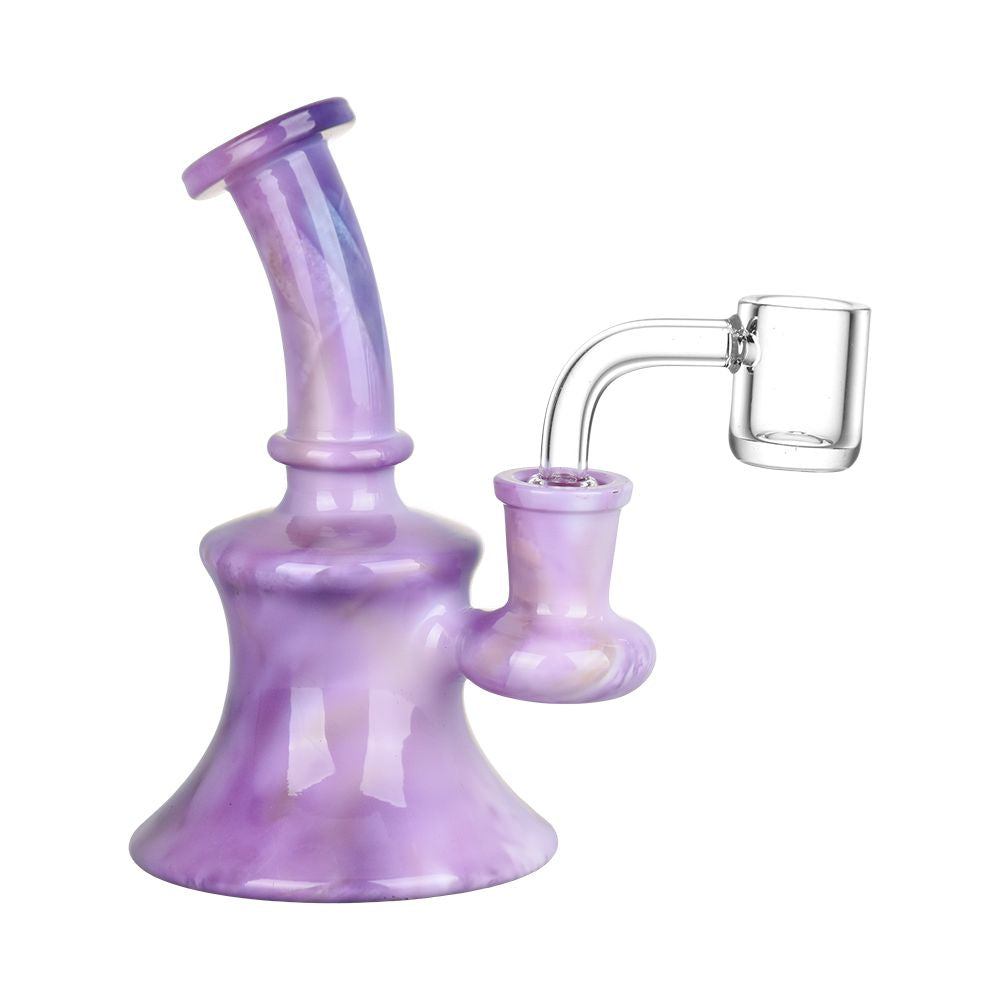 Marbled Tie Dye Mini Glass Dab Rig