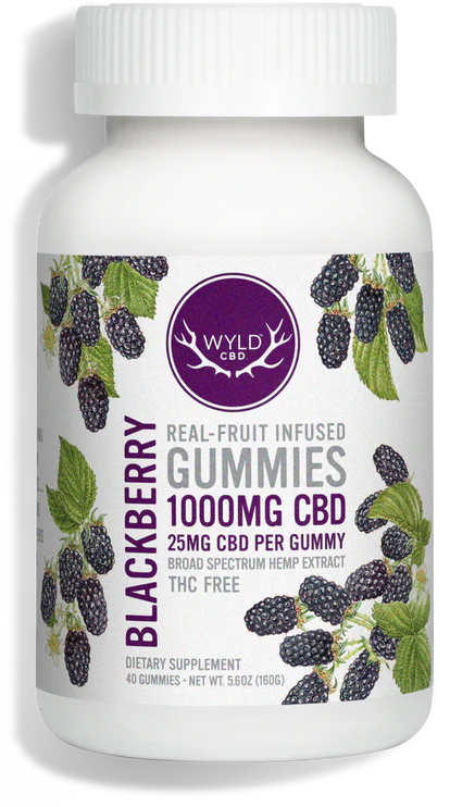 WYLD  CBD Real Fruit Infused CBD Gummies (50MG - 1000MG)