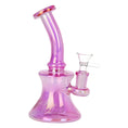 Cargar la imagen en la vista de la galería, Dogg Lbs Everyday Electroplated Glass Water Pipe - 6.75" / Colors Vary
