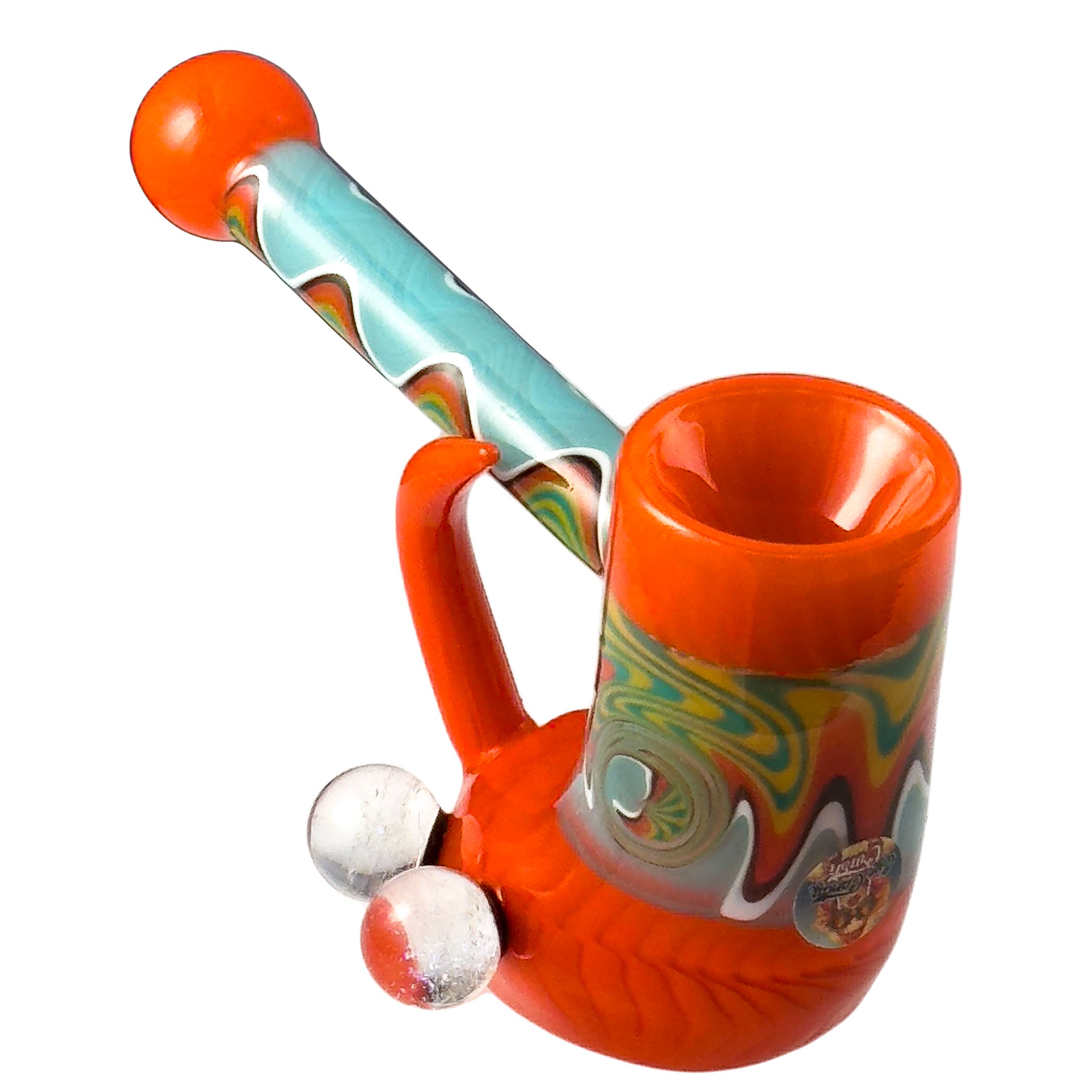 Crush Fang Dual Galaxy Marbles Bubbler Pipe