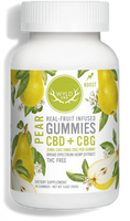 Cargar la imagen en la vista de la galería, WYLD Real Fruit CBD + CBG Gummies Pear - (60MG - 1200MG)
