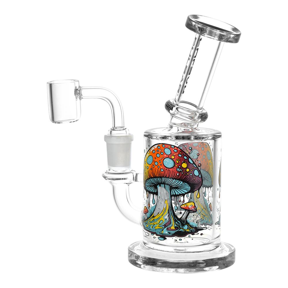 Pulsar Day Drippin' On Planet Shroom Glass Dab Rig