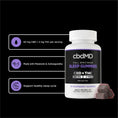 Load image into Gallery viewer, cbdMD Full Spectrum CBD PM Sleep Gummies Raspberry - 1500MG, 60ct
