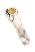 Cargar la imagen en la vista de la galería, Ancient Creations Ceramics Spoon Hand Pipe – Brass Screen – Made in USA
