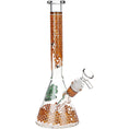 Load image into Gallery viewer, SeshGear Honeycomb Beaker Glass Water Pipe - 9.75" / 14mm F / Colors Vary
