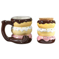 Laad de afbeelding in de Gallery-viewer, Donut Mug and Stash Jar Set
