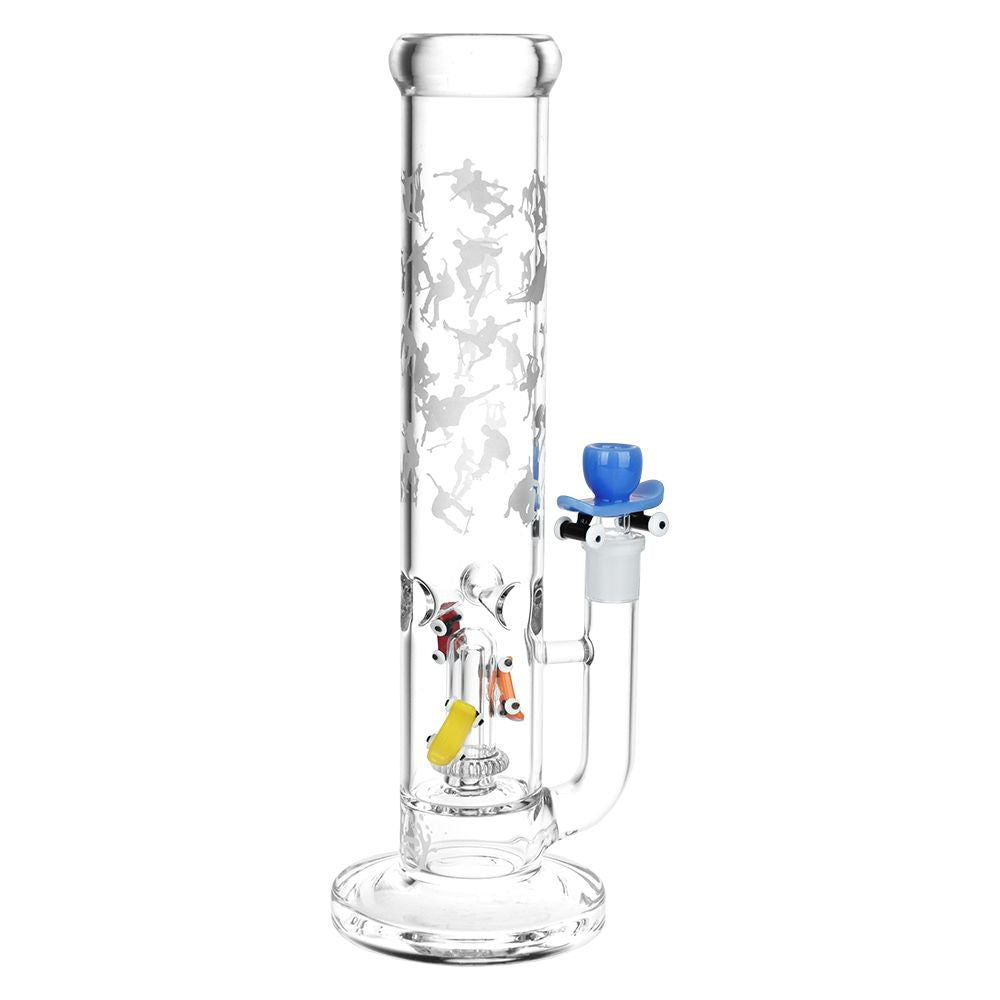 Pulsar Skate or Die Straight Tube Glass Water Pipe