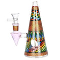 Load image into Gallery viewer, Conical Stained Glass Water Pipe
