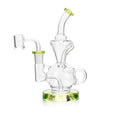 Cargar la imagen en la vista de la galería, Ritual Smoke - Air Bender Bubble-Cycler Concentrate Rig - Lime Green
