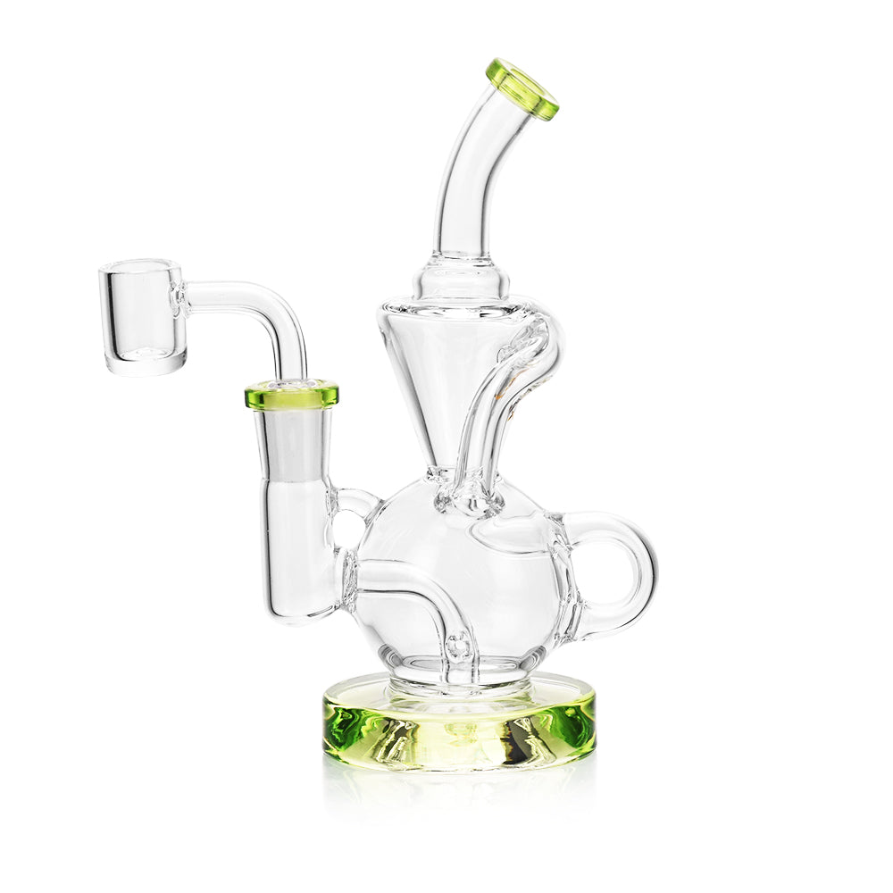 Ritual Smoke - Air Bender Bubble-Cycler Concentrate Rig - Lime Green