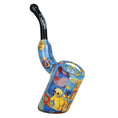 Load image into Gallery viewer, Grateful Dead x Pulsar Inside Print Bent Sherlock Pipe | 4"
