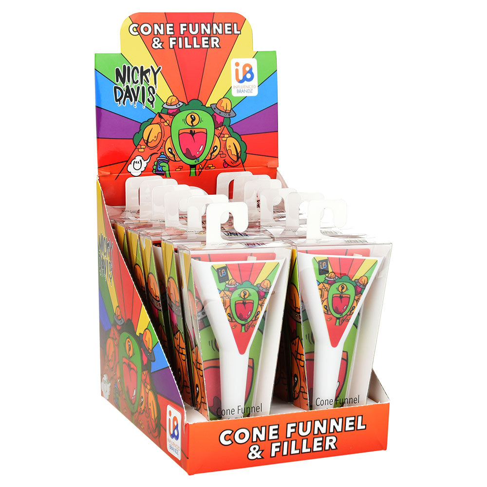 Nicky Davis Cone Funnel and Filler Kit (12 pack)