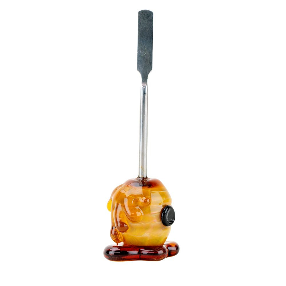 Empire Glassworks Metal & Glass Dab Tool - 4" / Honey Dabber