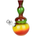 Laad de afbeelding in de Gallery-viewer, Vase Ombre Soft Glass Water Pipe - 9" / Colors Vary
