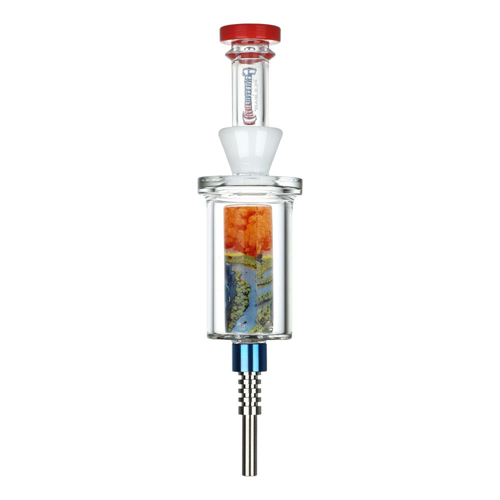 Grateful Dead x Pulsar Inside Print Vapor Vessel & SYF Dab Dish - 9.25" / Boxer