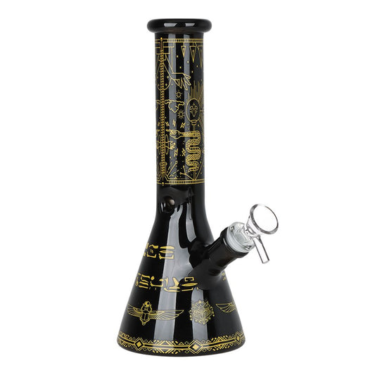 Infernal Eye Beaker Glass Water Pipe - 9.75" / 14mm F