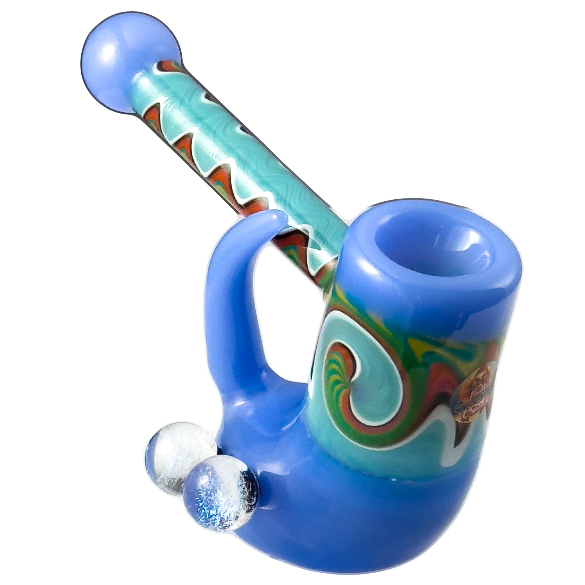 Crush Fang Dual Galaxy Marbles Bubbler Pipe