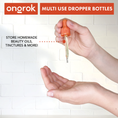 Laad de afbeelding in de Gallery-viewer, Ongrok Glass Dropper Jars, 6 pack
