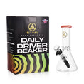 Cargar la imagen en la vista de la galería, Ritual Smoke - Daily Driver 8" Beaker w/ American Color Accents - Crimson
