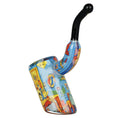 Load image into Gallery viewer, Grateful Dead x Pulsar Inside Print Bent Sherlock Pipe | 4"
