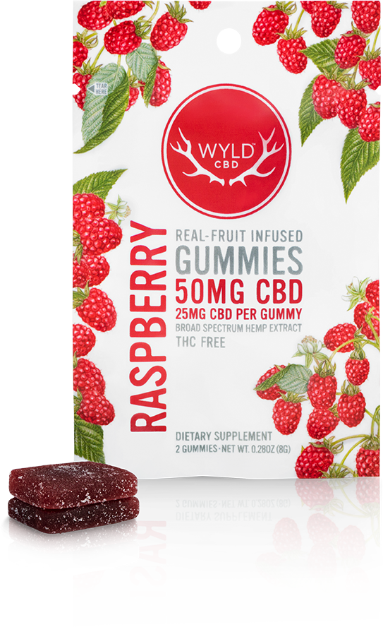 WYLD  CBD Real Fruit Infused CBD Gummies (50MG - 1000MG)