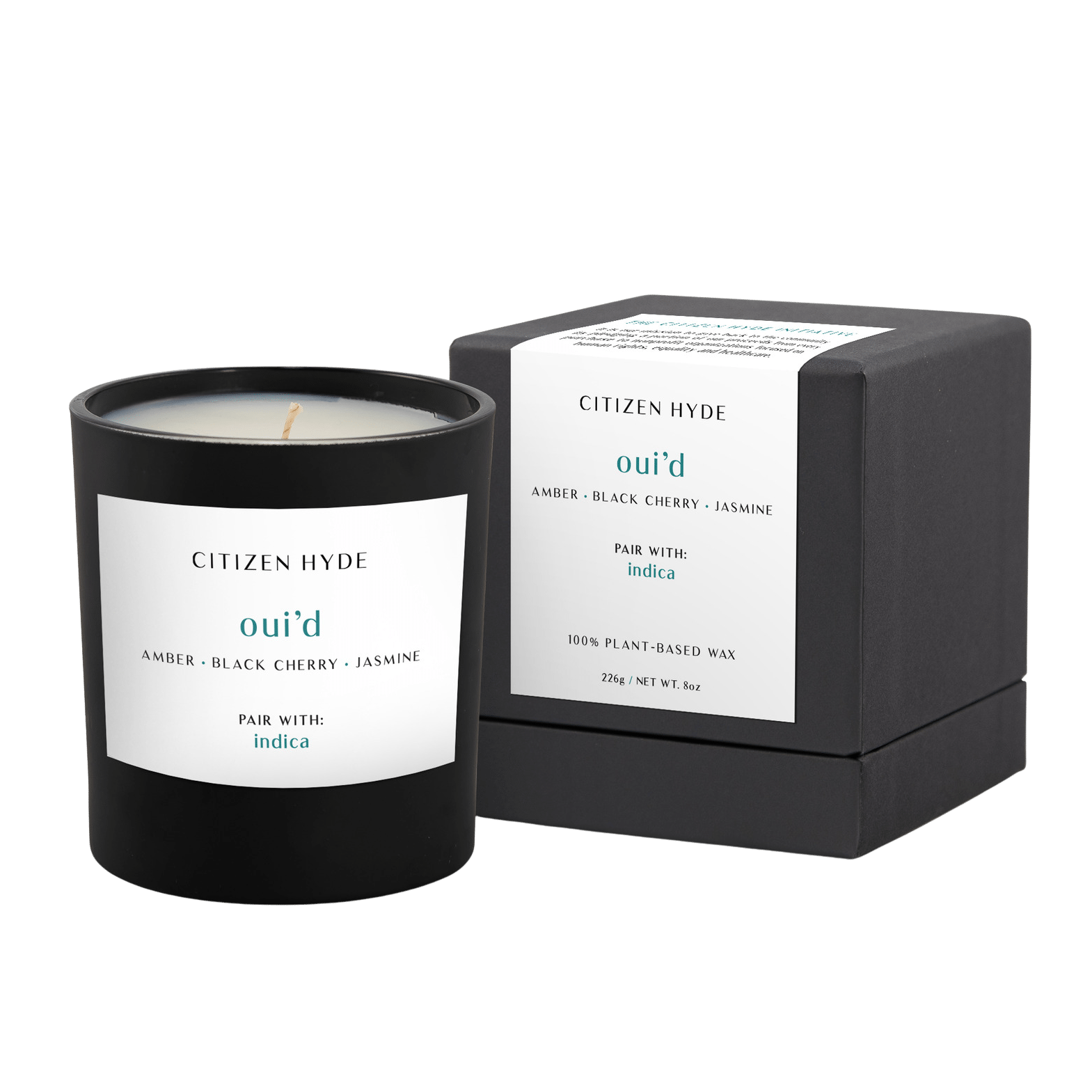 Oui'd Citizen Hyde Candle - Pair with Indica