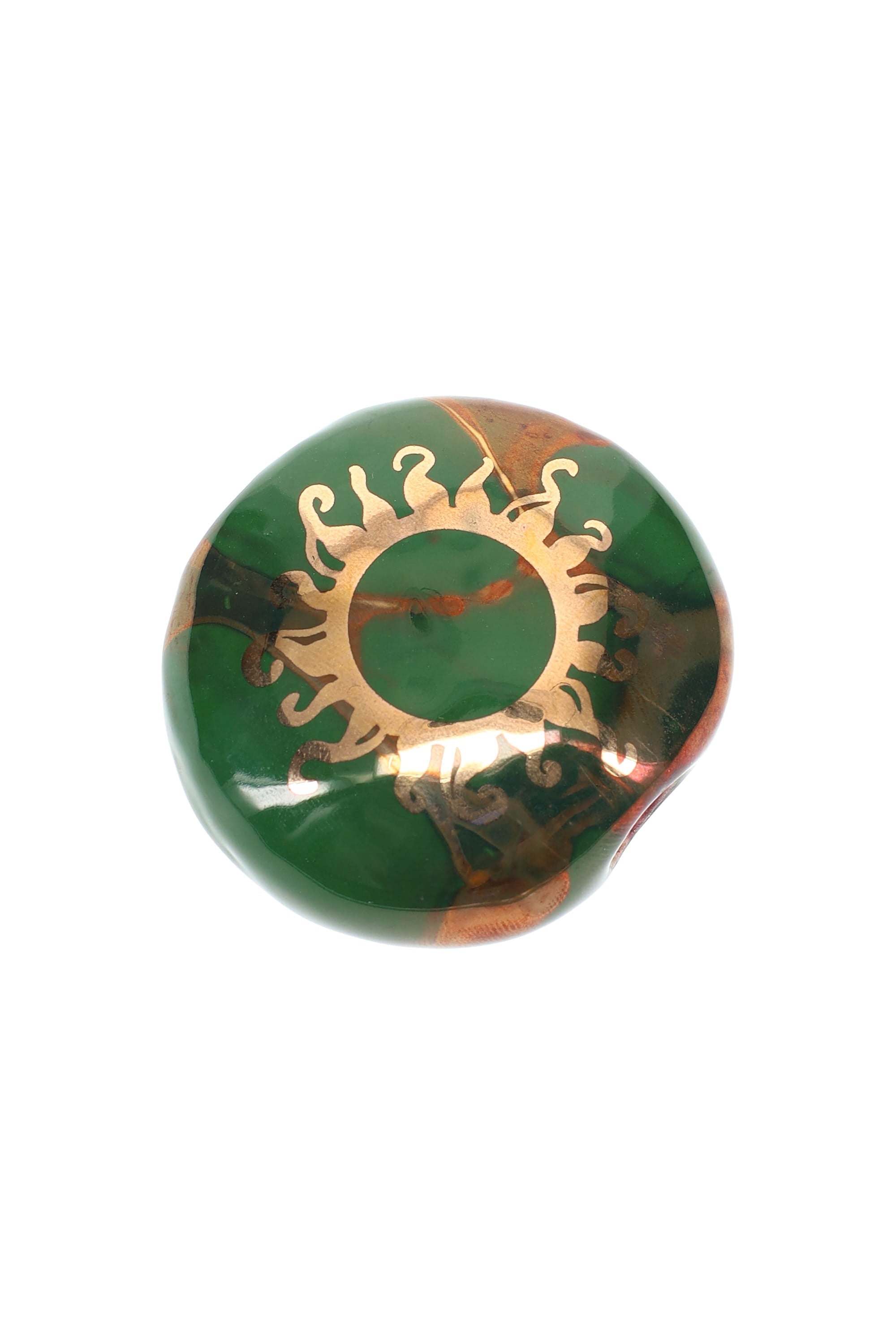 Ancient Creations Ceramics Round Smoke Stone – Made in USA