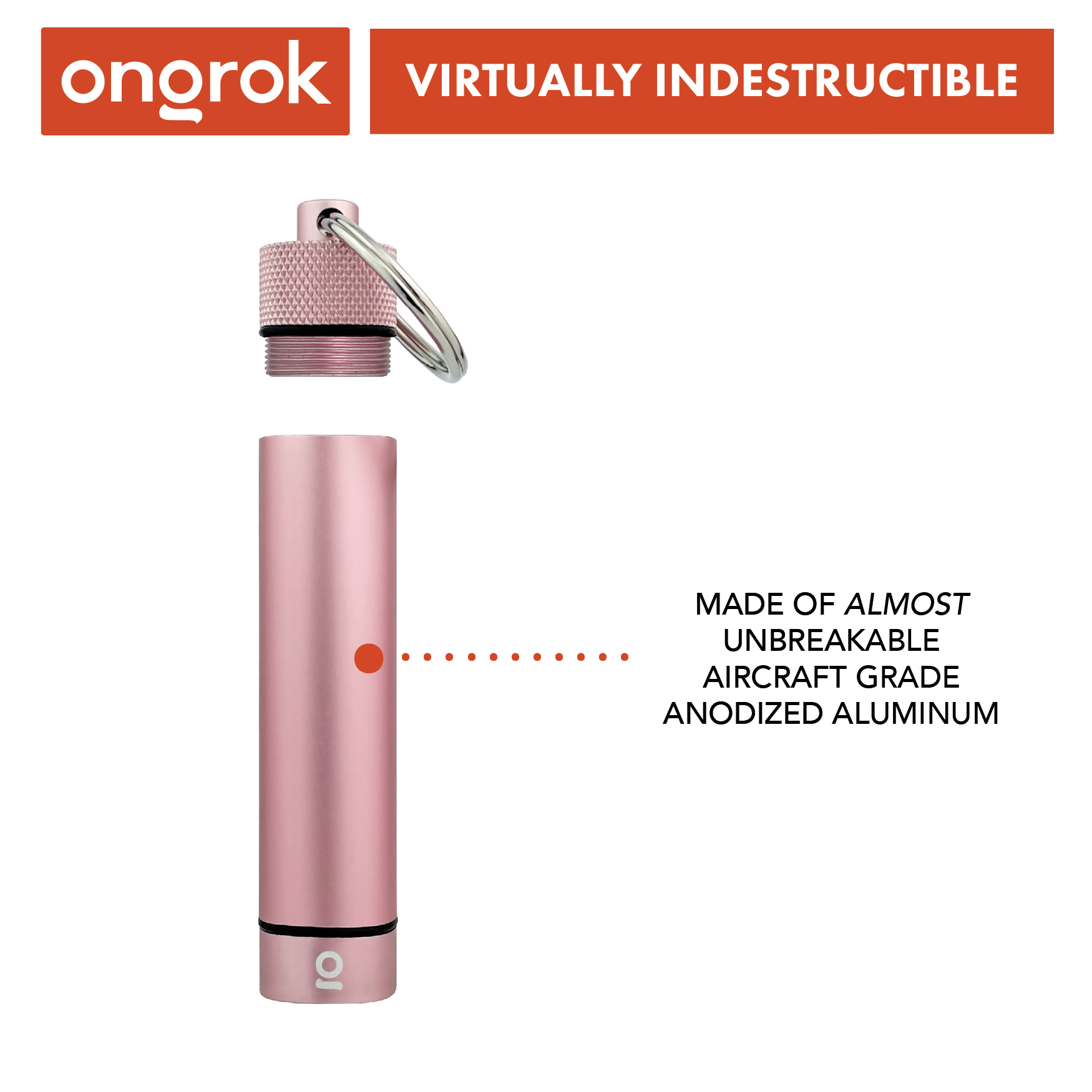 Ongrok Aluminum Storage Keychain