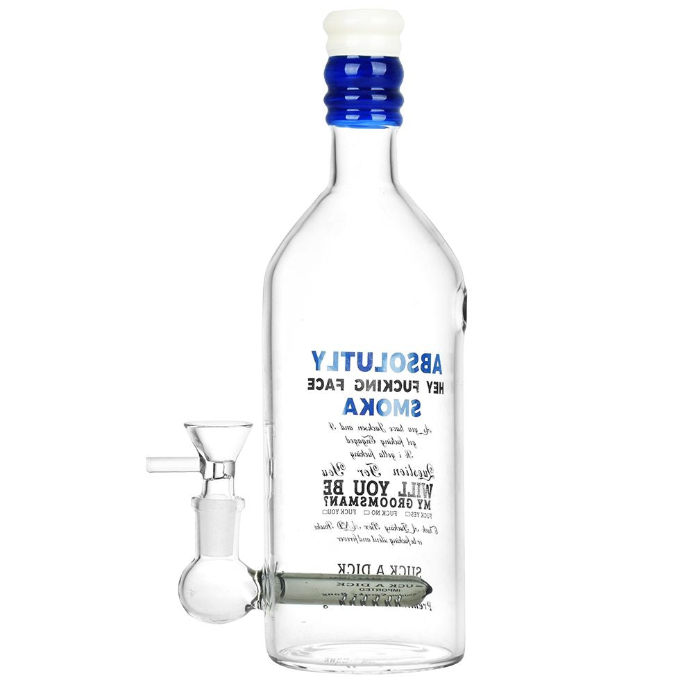 Vodka Bottle Glass Water Pipe