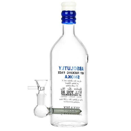 Vodka Bottle Glass Water Pipe