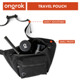 Laad de afbeelding in de Gallery-viewer, Ongrok Carbon-lined Fanny Pack / Travel Pouch
