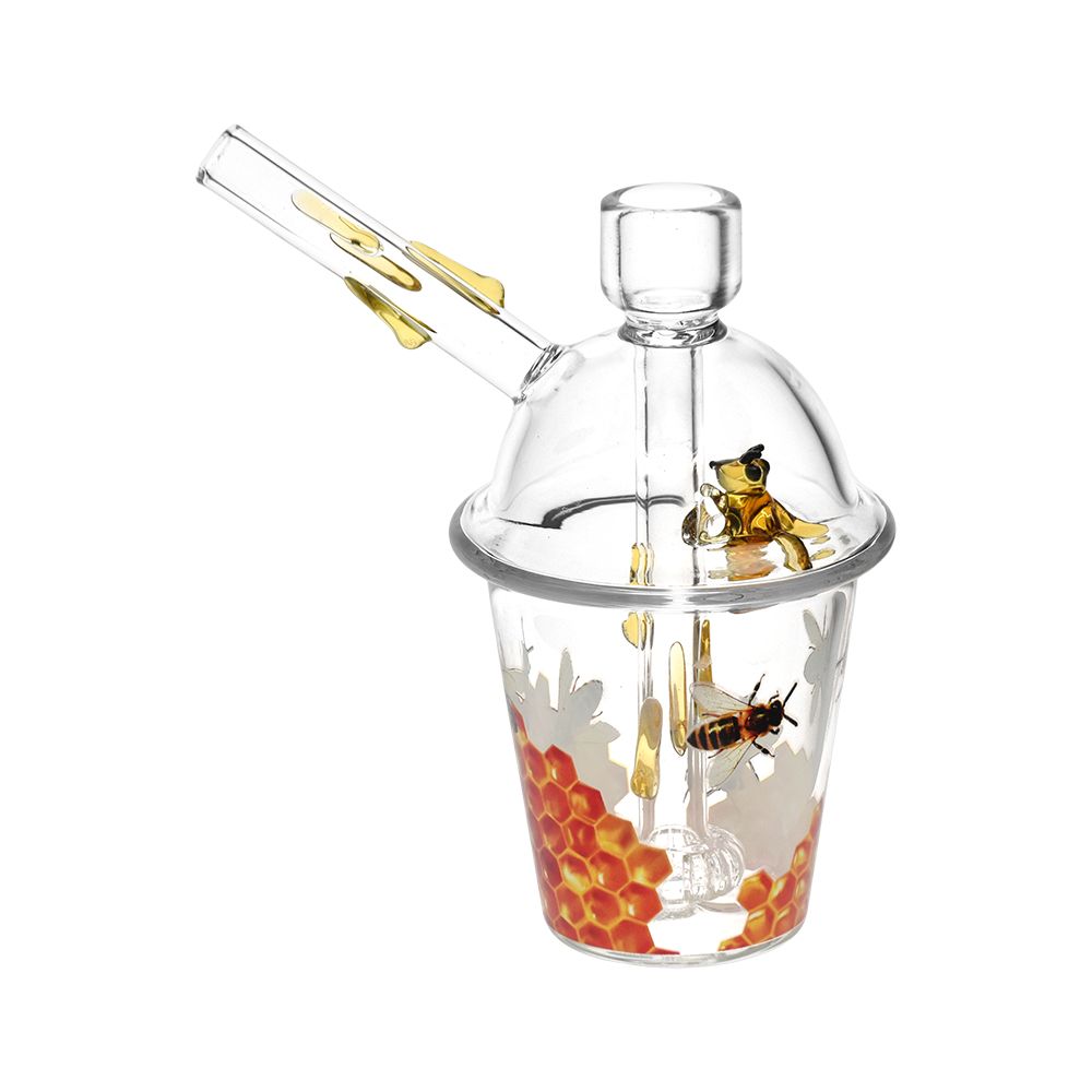 Buzzin&#39; Bee Glass Cup Bubbler