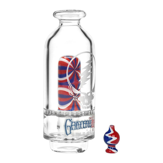 Grateful Dead x blast Stealie Attachment Set for Puffco Peak - 6"