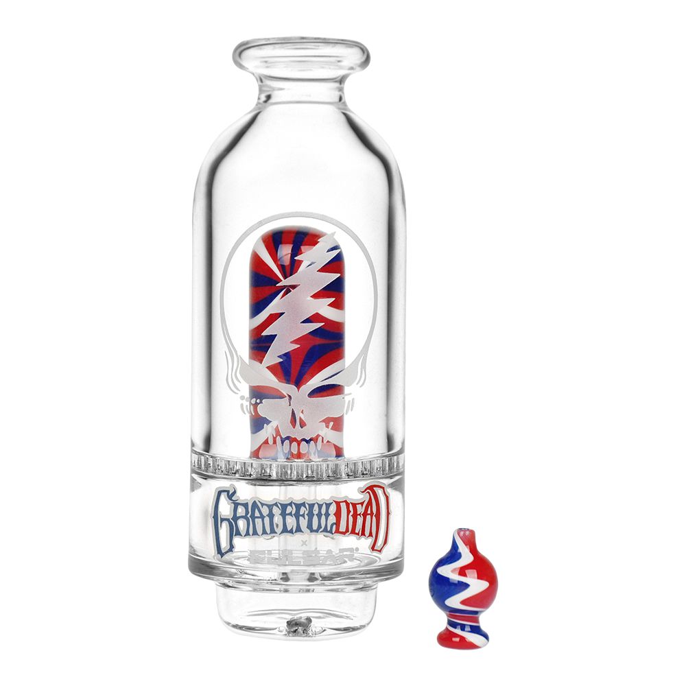 Grateful Dead x blast Stealie Attachment Set for Puffco Peak - 6"
