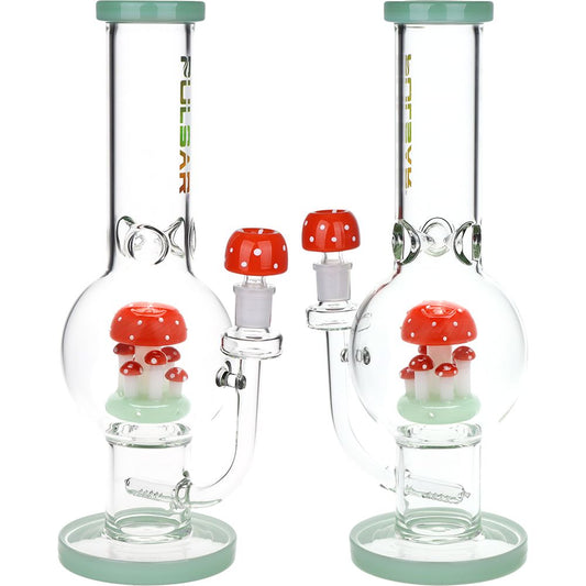 Pulsar Shroom Colony Perc Bubble Base Glass Water Pipe - 12.5"